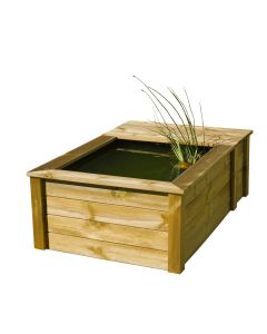 Ubbink Quadro wood III set houten FSC frame met PVC folie en filterkast H57
