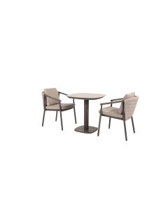 Taste 4SO Barolo Essgruppe mit Manolo tisch terre bedruckte keramik 75 x 75 cm