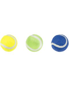 Flamingo Hs Tennisball 3 Kleuren Squeak 5CM 3Stuks