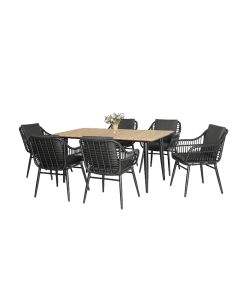 Diningset Gatteo Borghi Black