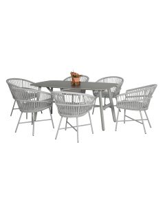 Diningset Cossato Oropa White