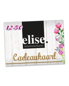Elise Cadeaukaart 12,50 euro