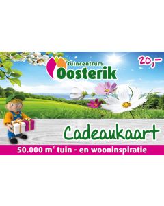 Cadeaukaart 20,- Euro
