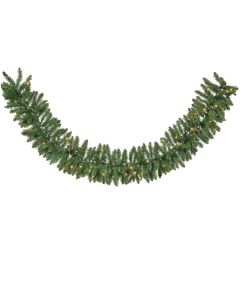 Everest Girlande grün L: 270 x Ø 25 cm mit 80 LED drinnen