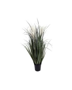 Künstliches Pampasgras Weiß H 90 cm