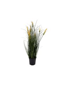 Künstliches Pennisetum Lampenputzergras Gelb Im Topf H 56
