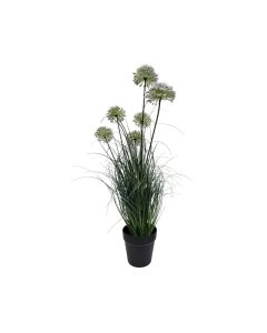 Künstliches Allium Ziergras Violett H 73 cm
