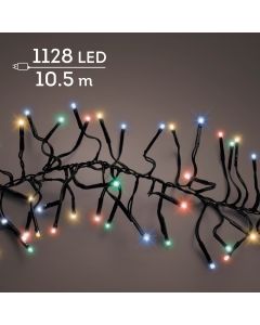 Cluster Lichterkette 1128 LEDs Multifarbe