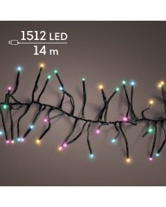 Cluster Lichterkette 1512 LEDs Sanftes Multifarbe