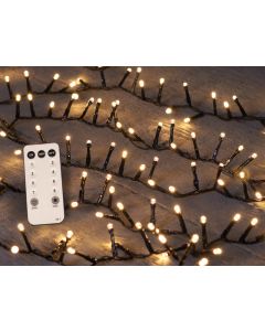 Efeu Beleuchtung 700 LEDs Warm Weiß mit Fernbedienung