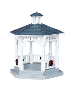 LEMAX Plastic Gazebo With Decorations