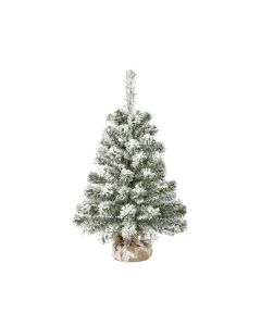 Imperial Minibaum frosted Jute Fuß H: 60 cm