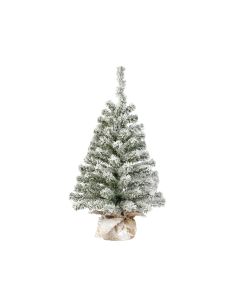 Imperial Minibaum frosted Jute Fuß H: 75 cm