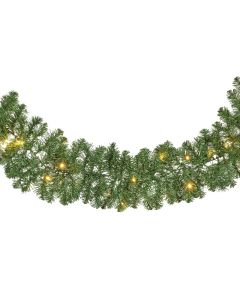 Imperial Girlande grün L: 270 x Ø 25 cm mit 50 LED