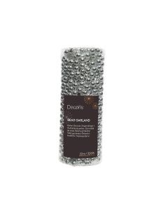 1 Perlen Girlande Ø 8 mm x 1000 cm silber