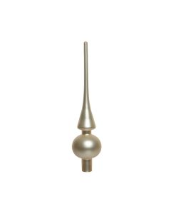 1 Glas Spitze matt 26 cm perle
