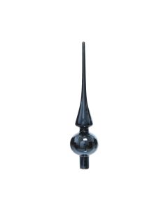 1 Glas Spitze glänzend 26 cm nachtblau
