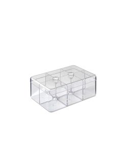 Mepal teedose rechteckig transparent