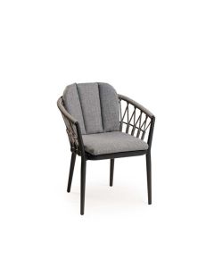 Tierra Outdoor Santa Fe Dining Stuhl charcoal