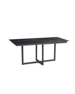 Tierra Outdoor Rivera Dining Tisch trespa marble charcoal 150 x 90 cm