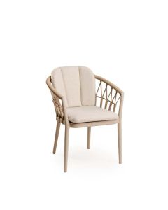 Tierra Outdoor Santa Fe Dining Stuhl champagne