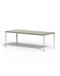 Tierra Outdoor Elegante Dining Tisch trespa ophira champagne 220 x 100 cm