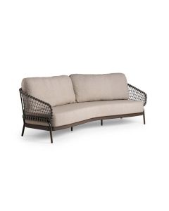 Tierra Outdoor Juno 3 Sitzer Living-sofa incline chocolat