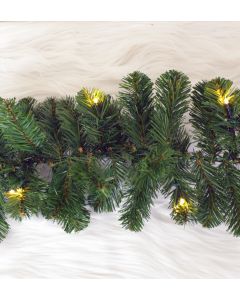 Girlande L: 540 x H 20 cm mit Warm-LED Alaskan Kiefer