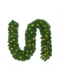 Girlande L: 270 x H 30 cm mit Warm-LED Colorado