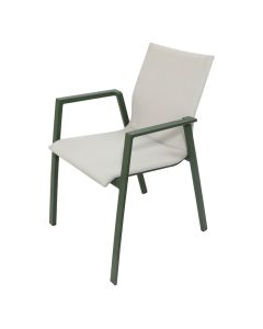 Genesee stapelstoel forest green off white