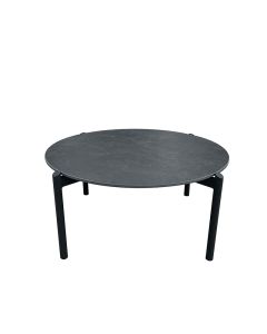 Castle Rock lounge tafel midnight grey Ø 87 cm