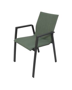 Genesee stapelstoel midnight grey forest green