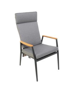Severance verstelbare dining stoel midnight grey
