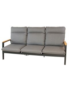 Merino lounge 3-zitsbank midnight grey