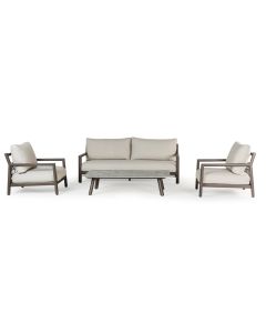 Tierra Outdoor Oasis Lounge-gruppe chocolat